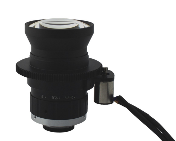 VA6-LCM-20MP-12MM-F2.8-110-AF, Motorized Focus Lens C-mount 20MP 12MM F2.8 1.1